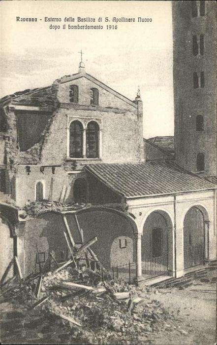 Ravenna Italia Esterno della Basilica di San Apollinar