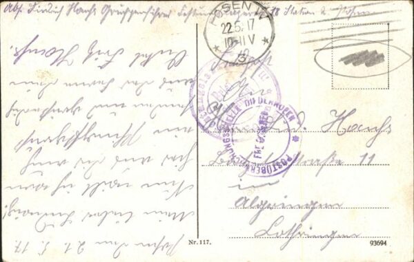 Posen Poznan Trainkaserne Feldpost – Bild 2