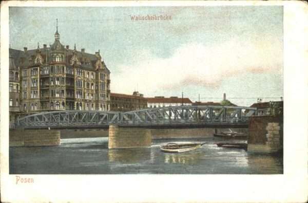 Posen Poznan Walischeibrücke