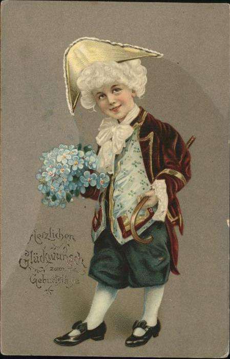Geburtstag Blumen Kind