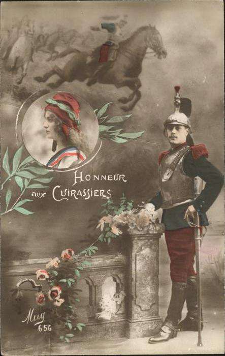 Kriege Honneur aux Cuirassiers Soldat