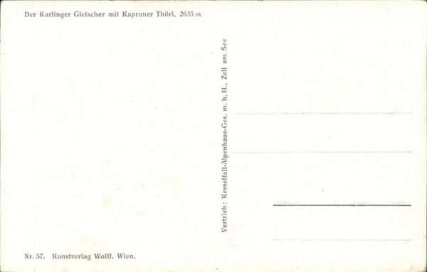 Gletscher Karlinger Kapruner Thörl – Bild 2