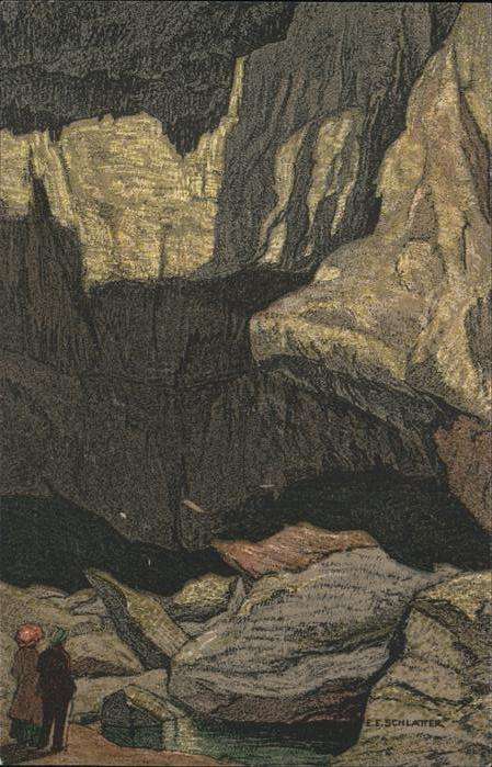 Schlatter E.E. Beatushöhlen Dorngrotte
