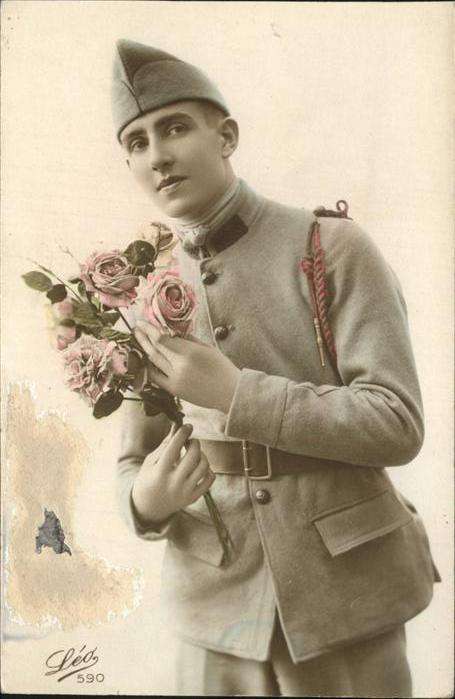 Soldatenpoesie Rosen Francaise
