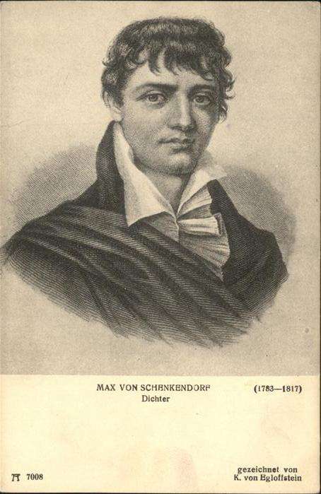 Verlag Ackermann Kuenstlerpostkarte Nr. Serie 701 Deutsche Männer Max von Schen
