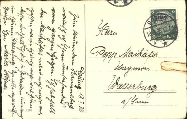 Namenstag Namenskarte Blumenkörbchen – Bild 2