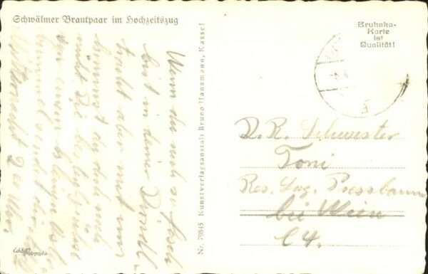 Trachten Brautpaar Schwälmer Hochzeitszug – Bild 2
