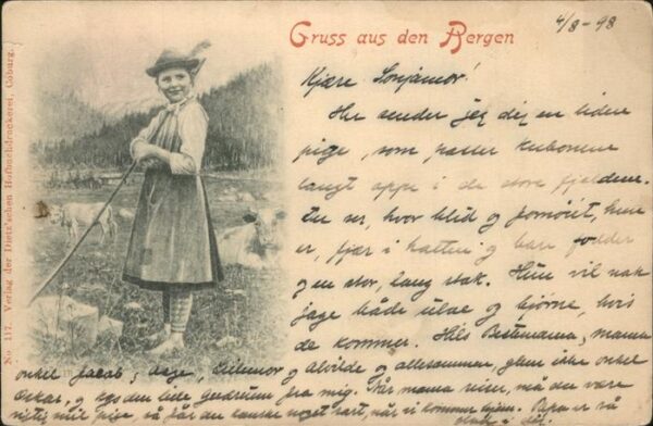 Hirte Kühe Mädchen