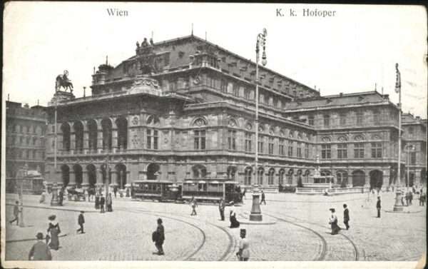 Strassenbahn Wien K. k. Hofoper