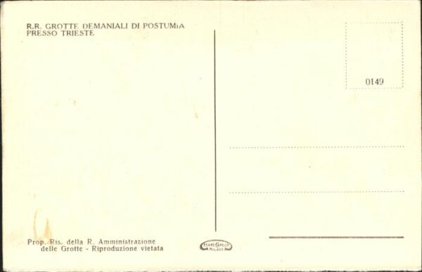 Hoehlen Caves Grottes Grotte Demaniali Di Postumia Tartaro – Bild 2