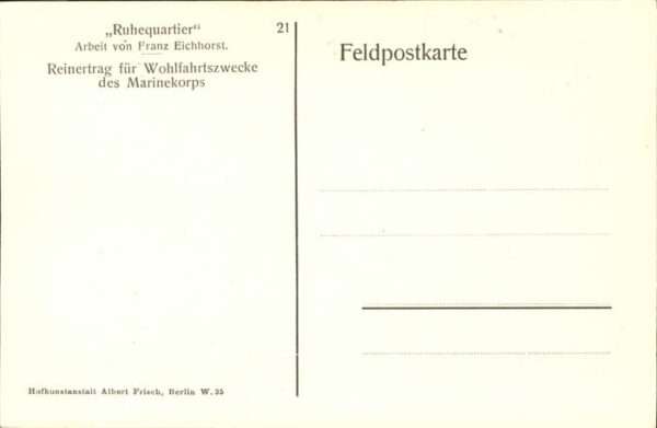 Eichhorst Franz Ruhequartier Marinekorp – Bild 2