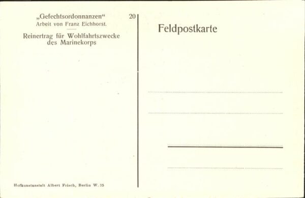 Eichhorst Franz Gefechtsordonnanzen Marinekorp – Bild 2