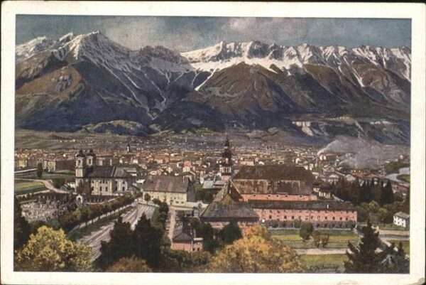 Kuenstlerkarte Nr. 1741 Scheiring Innsbruck Norden