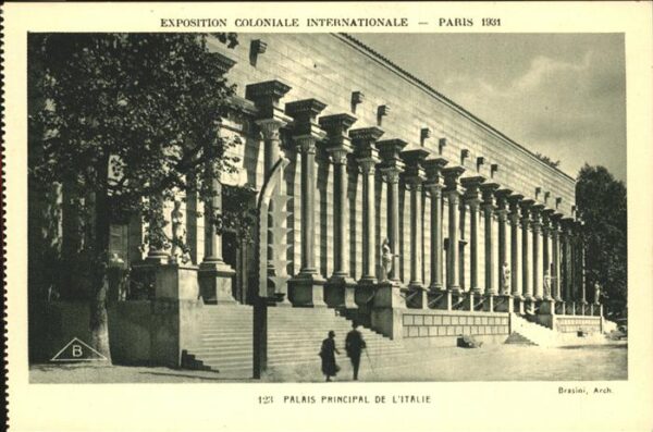 Exposition Coloniale Paris 1931 Palais Principal L Italie