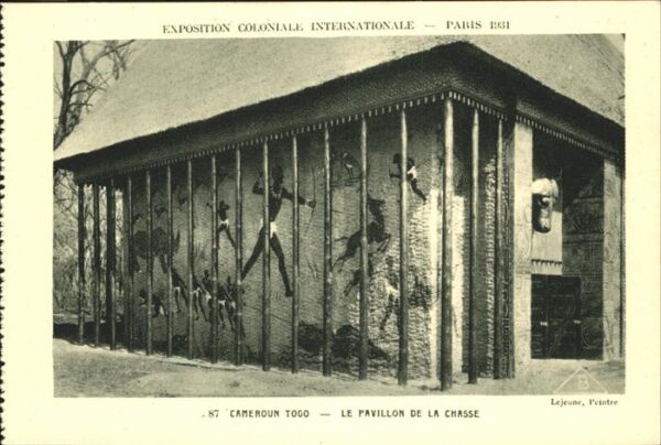 Exposition Coloniale Paris 1931 Cameroun Togo Pavillon