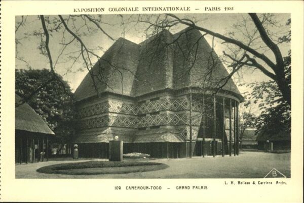Exposition Coloniale Paris 1931 cameroun Togo Grand Palais