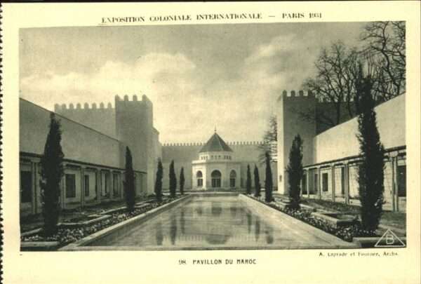 Exposition Coloniale Paris 1931 Pavillon du Maroc