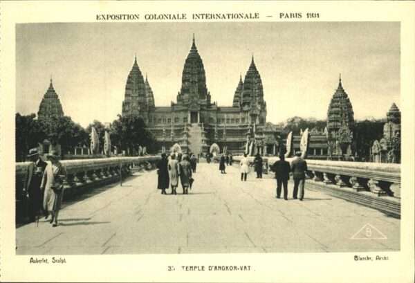 Exposition Coloniale Paris 1931 Temple D Angkor-Vat