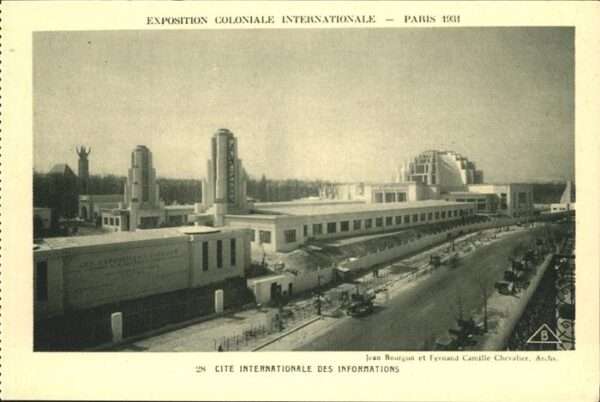 Exposition Coloniale Paris 1931 Cite Internationale des Informations