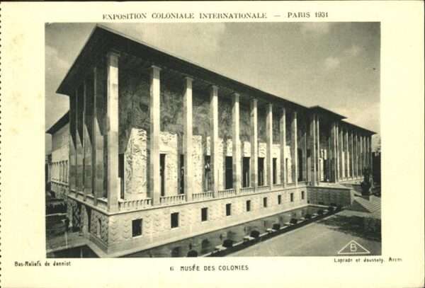Exposition Coloniale Paris 1931 Muse de Colonies