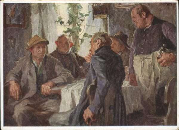 Kuenstlerkarte Hans Best Verschiedene Meinungen Münche