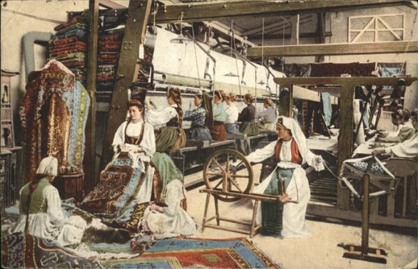 Handwerk Bosnien Teppichweberinnen