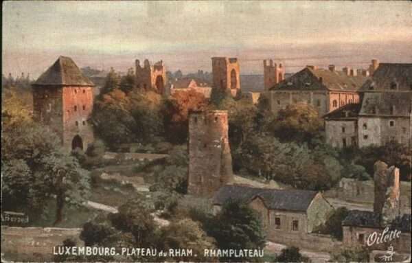 Verlag Tucks Oilette Nr. 737 Luxembourg Rhamplateau