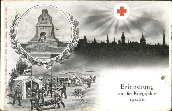 Kriege Erinnerung Kriegsjahre 1914/16 Infanter