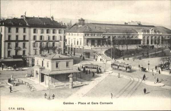 Strassenbahn Geneve Gare Cornavin