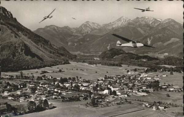 Segelflug Gliding Vol-Voile Vuolo-a-Vela Unterwössen Chiemgau