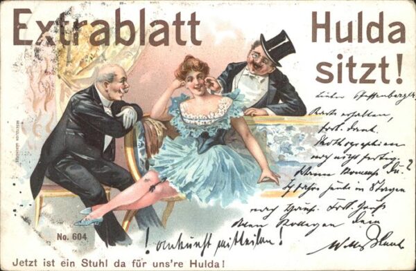 Zeitung Extrablat Hulda sitzt Humor