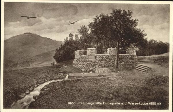 Segelflug Gliding Vol-Voile Vuolo-a-Vela Rhön Fuldaquelle Wasserkuppe