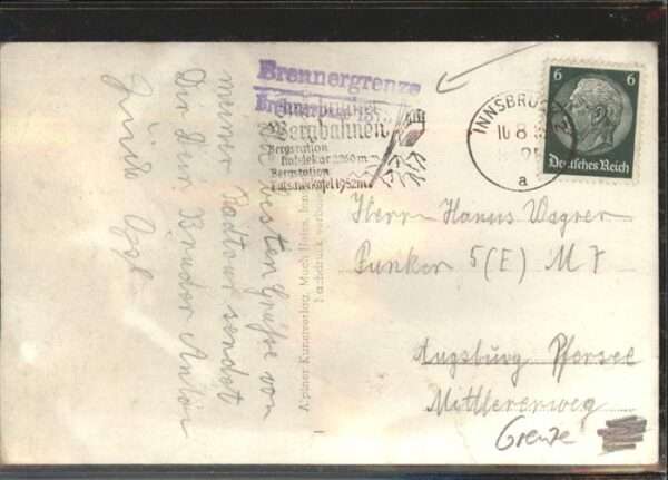 Zoll Grenze Douane Brennergrenze – Bild 2