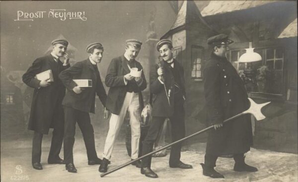 Neujahr Studenten