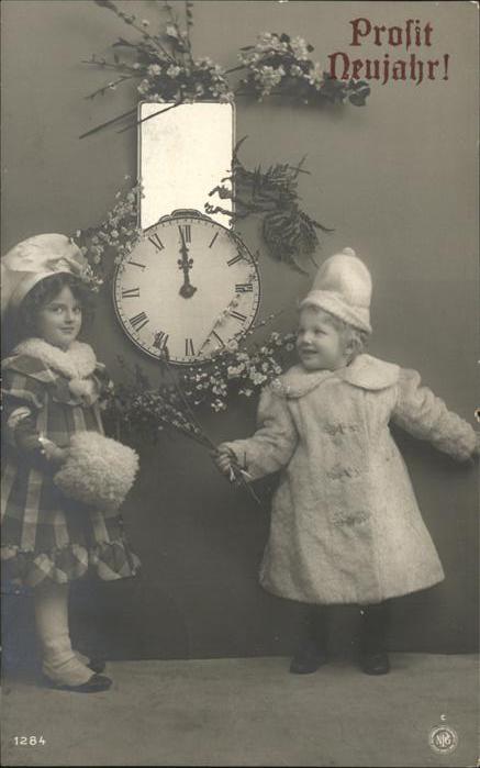 Uhren Kinder Neujahr