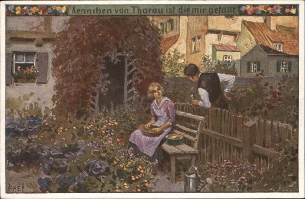 Hey Paul Nr. 49 Volksliederkarte Annchen von Tharau