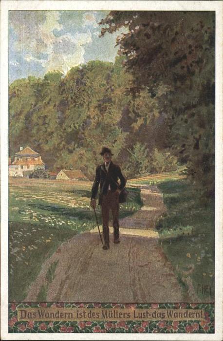 Hey Paul Nr. 64 Volksliederkarte Das Wandern ist des
