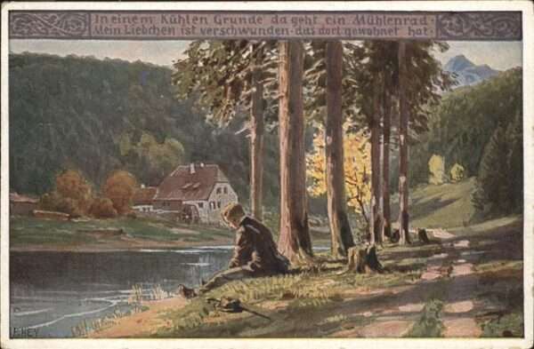 Hey Paul Nr. 12 Volksliederkarte In einem kühlen Gru