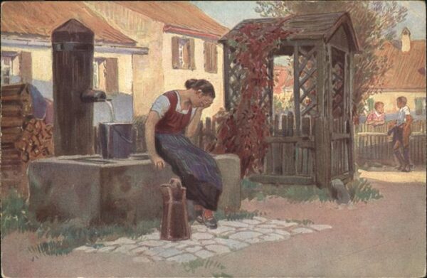 Hey Paul Nr. 34 Volksliederkarte Jetzt geh i ans Brü