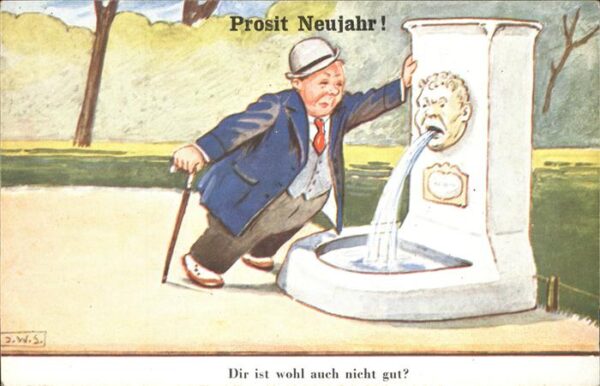 Neujahr Humor Brunnen