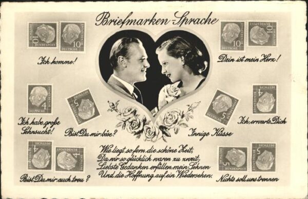 Briefmarkensprache Poesie