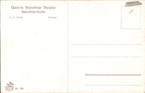 Verlag Galerie Muenchner Meister Nr. 348 Caritas A.M. Wirth – Bild 2