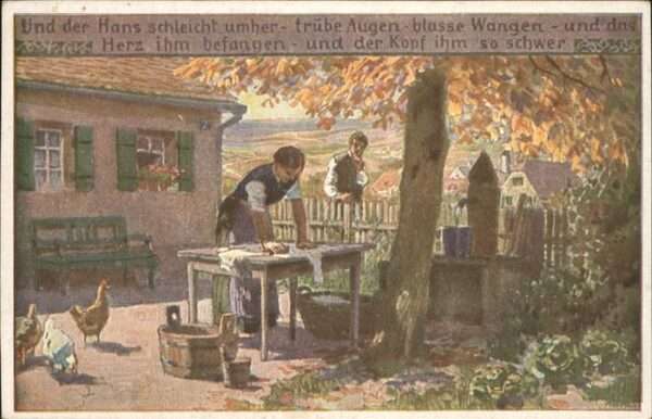 Hey Paul Nr. 58 Volksliederkarte Und der Hans schlei