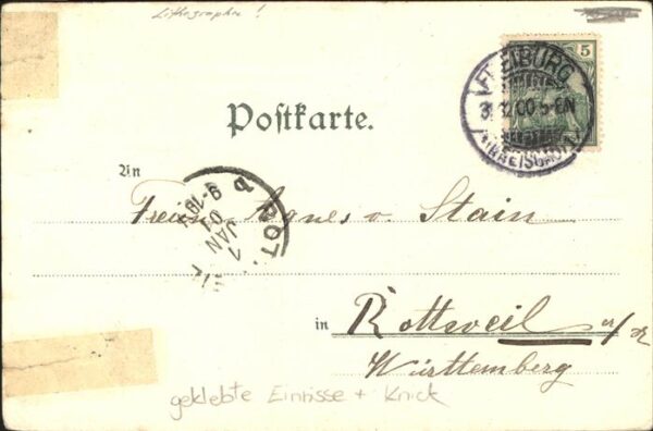 Neujahr Kinder Litho – Bild 2