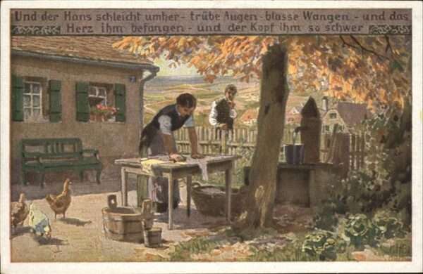 Hey Paul Nr. 58 Volksliederkarte Und der Hans schlei
