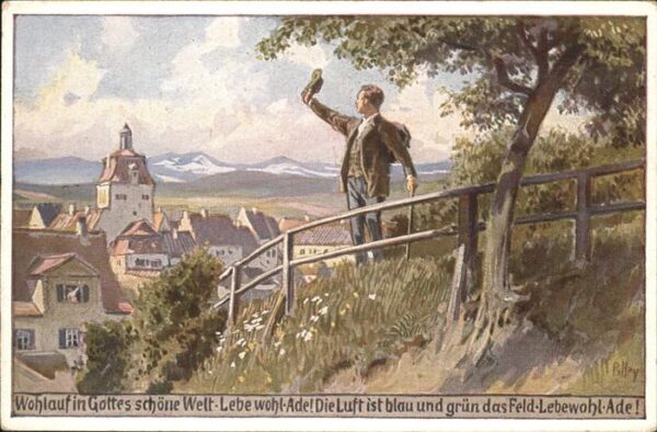 Hey Paul Nr. 78 Volksliederkarte Wohlauf in Gottes s