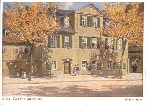 Hey Paul Nr. 6184 Schiller Haus Alt-Weimar