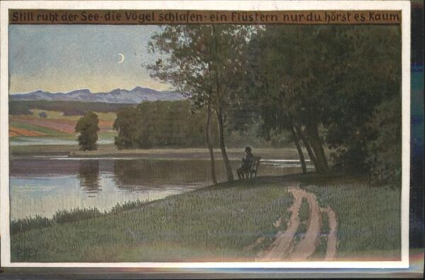 Hey Paul Nr. 76 Volksliederkarte Still ruht der See