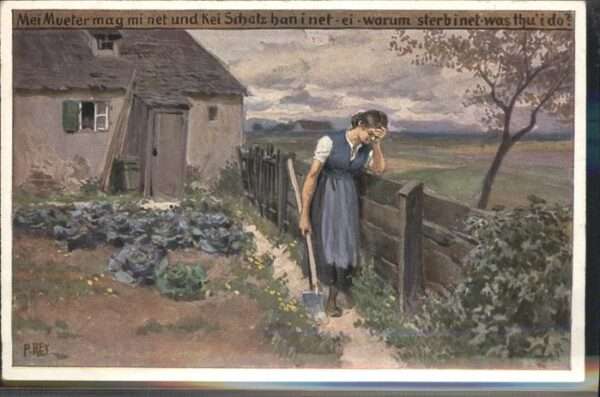 Hey Paul Nr. 93 Volksliederkarte Mei Mueter mag mi n