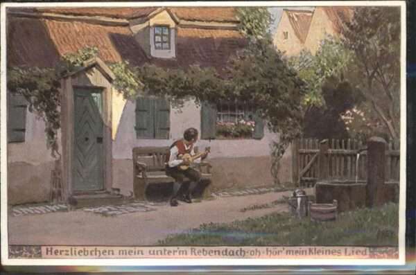 Hey Paul Nr. 95 Volksliederkarte Herzliebchen mein u